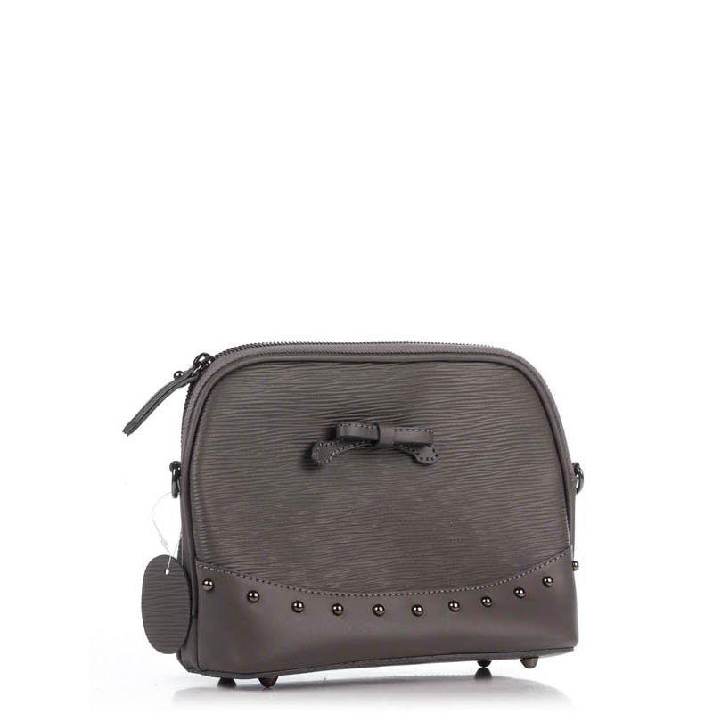 

Женская кожаная сумка-клатч Italian Bags Серый