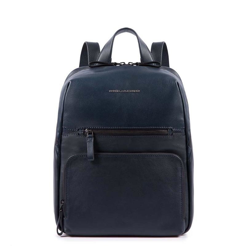 

Городской кожаный рюкзак Piquadro LINE Blue д/ноутбука 11"/iPad 12л