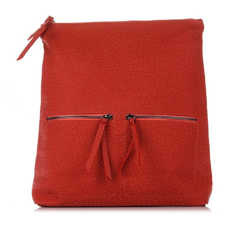 

Городской кожаный рюкзак Italian Bags Красный