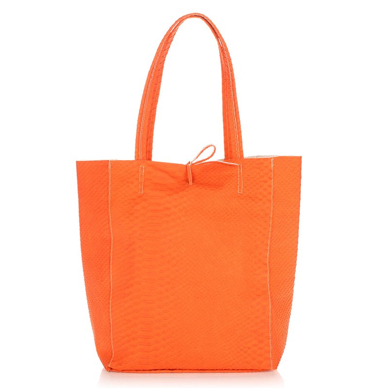 

Женская кожаная сумка Italian bags Оранжевый