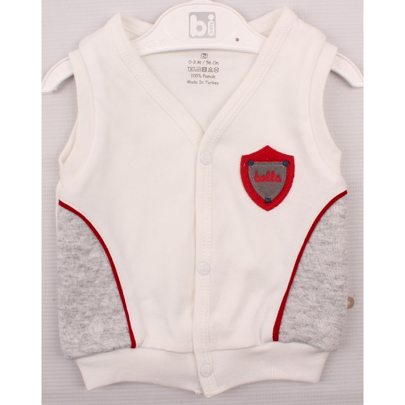 

Жилетка для мальчика BIBABY 61232 74 см м-серый (444260)