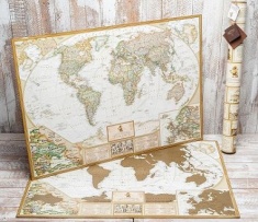 

Скретч карта мира My Map Antique edition (Eng). 65371
