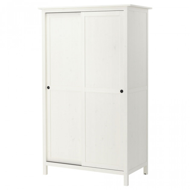 

Шкаф с 2 раздвижными дверями IKEA HEMNES белый 502.512.70