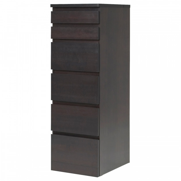 

Комод IKEA MALM с 6 ящиками черно-коричневый 504.035.89