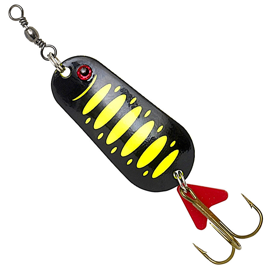 

Блесна-колебалка DAM Effzett Standart 45 гр 8 см Fluo yellow/Black UV
