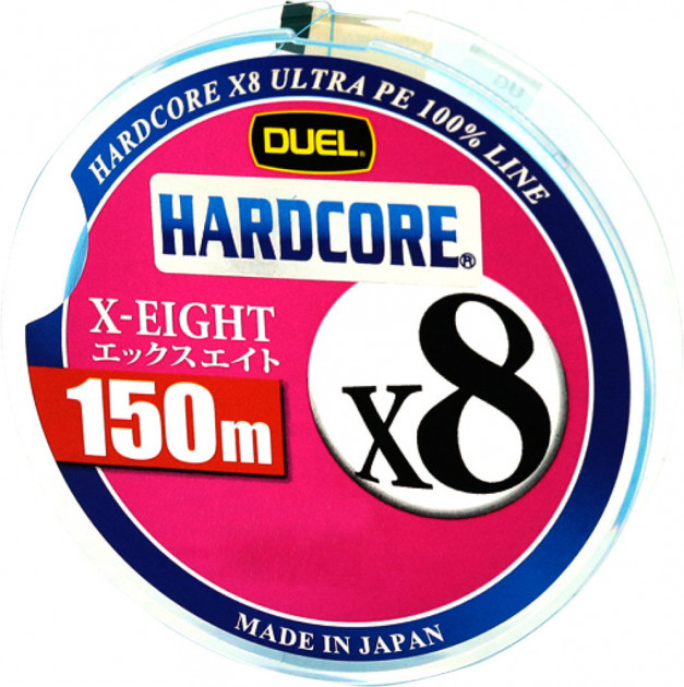 

Шнур для рыбалки Yo-Zuri Duel Hardcore X8 150 м 0.153 мм 7 кг #0.8 Синий