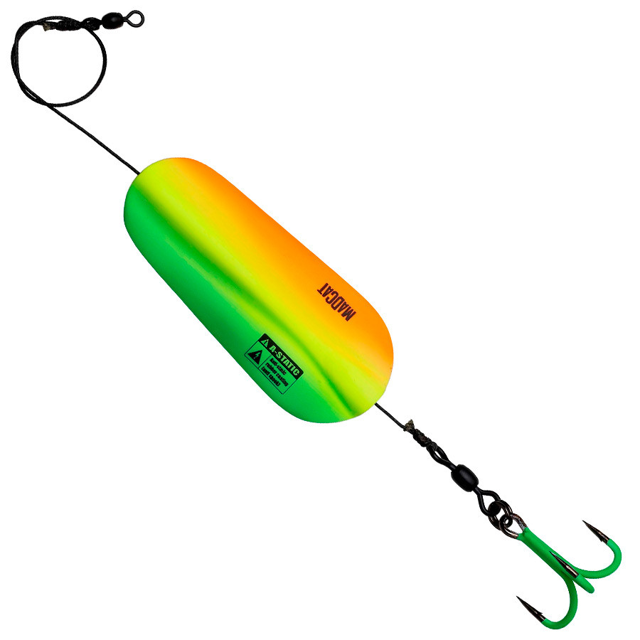 

Блесна-колебалка DAM MADCAT A-STATIC Inline Spoon 125 гр (firetiger)