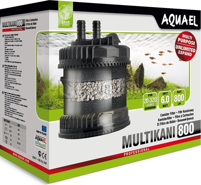 

Внешний фильтр Aquael MULTIKANI 800 для аквариума 20-320л. (109441)