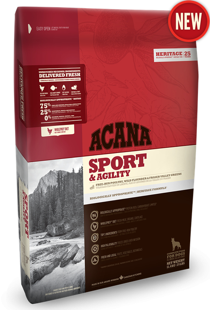

Сухой корм Acana (Акана) Sport & Agility для взрослых собак с повышенной физической активностью 11.4 кг