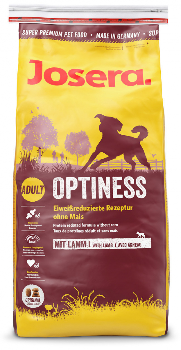 

Сухой корм Josera Optiness для взрослых собак средних и крупных пород, ягненок и картошка 15 кг