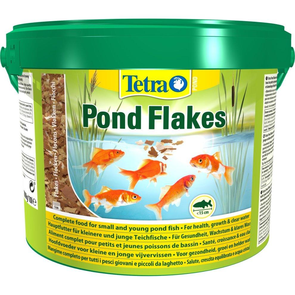 

Tetra Pond Flakes корм для мелких рыб в хлопьях, 10 л