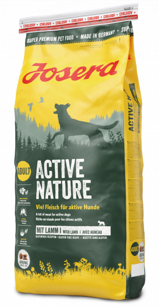 

Сухой корм Josera Dog Active Nature для взрослых собак всех пород с высокой активностью (птица) 15кг