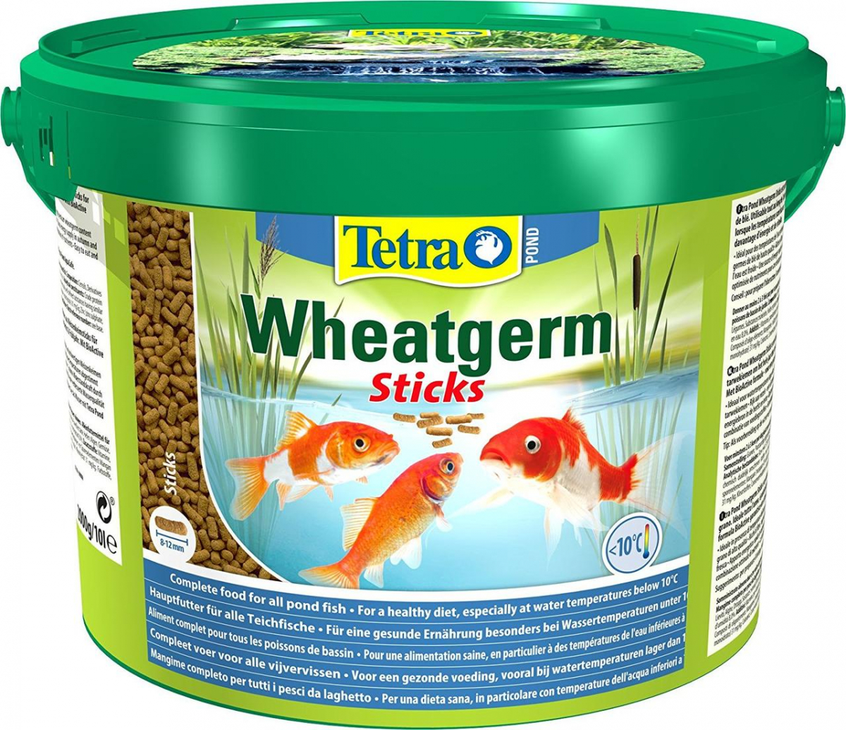 

Тetra Pond Wheatgerm Sticks корм для прудовых рыб в осенне-зимний период, облегченный в палочках, 10 л