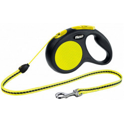 

Рулетка Flexi Neon для собак светоражающая M, трос, до 20 кг