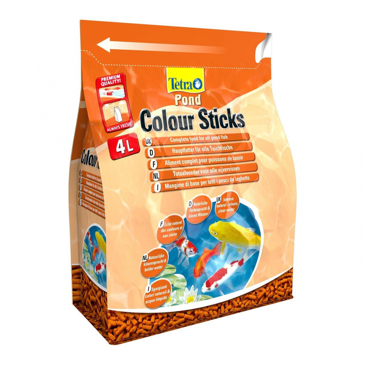

Корм для рыб в палочках Tetra Pond Colour Sticks усиление окраса 4 л