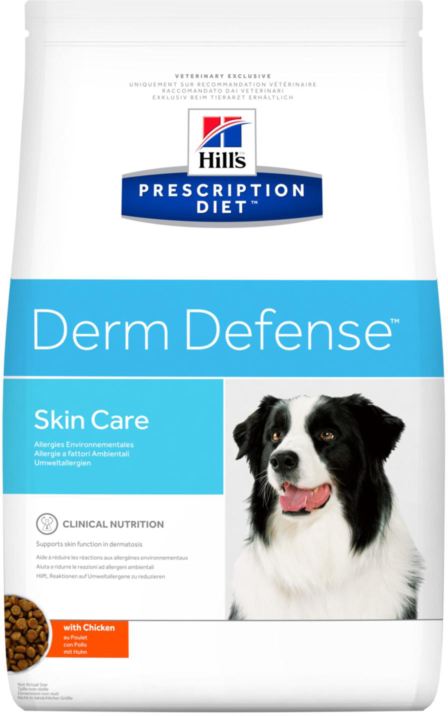 

Сухой корм для собак Hill's PRESCRIPTION DIET Derm Defense для уменьшения аллергических реакций на компоненты окружающей среды с курицей 12 кг