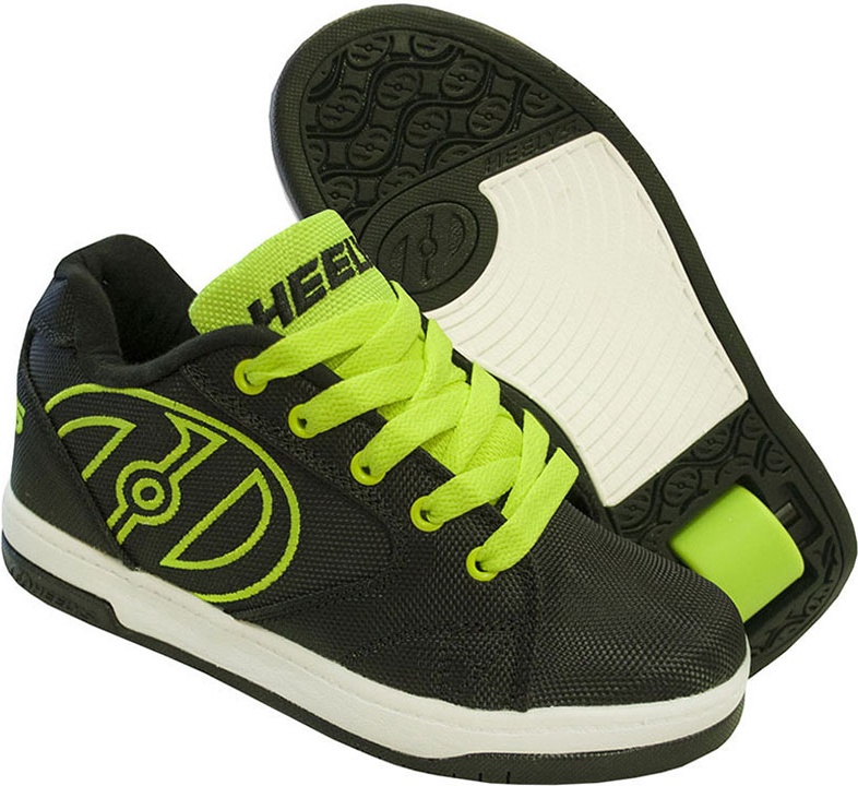 

Роликовые кроссовки Heelys Propel 2.0 770977-13с 31 18,5 см Черные с салатовым