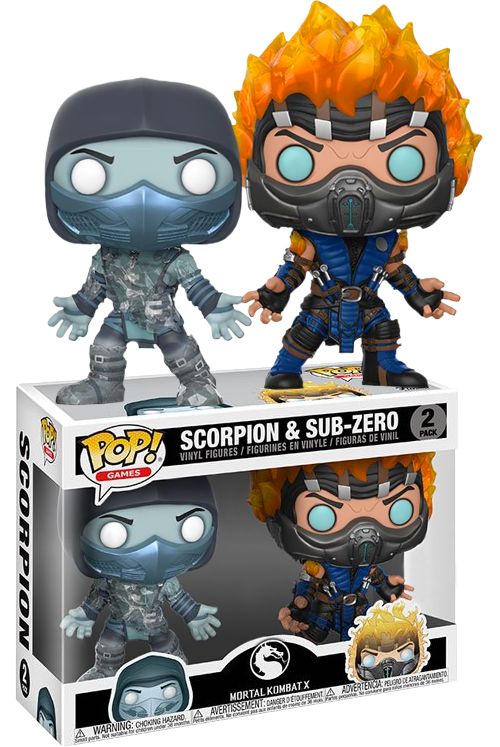 

Набор Фигурок Funko Pop Mortal Combat Sub Zero & Scorpion Саб Зиро и Скорпион 10см MK SZ SC 2pack