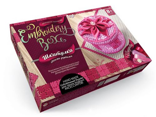 

Набор для творчества "Шкатулка Embroidery Box: Magnolia" EMB-01-01 (15-101207)