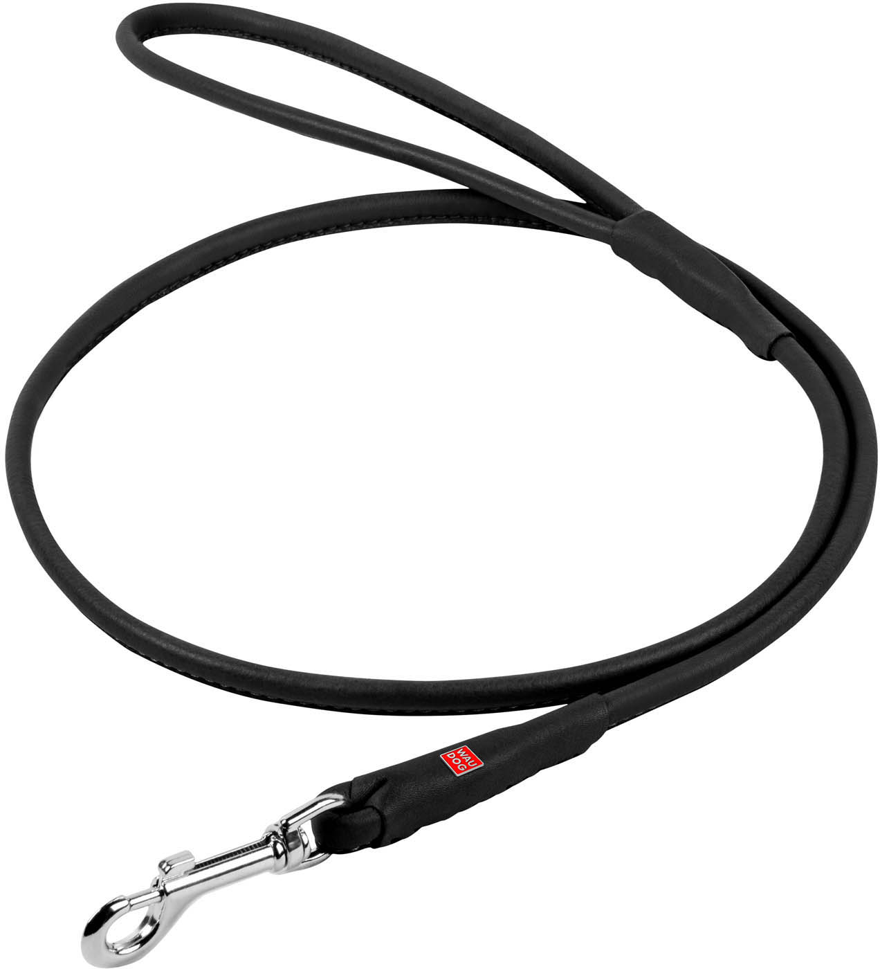 

Поводок для собак кожаный Collar WAUDOG Soft, круглый, XS, Д 4 мм, Дл 183см