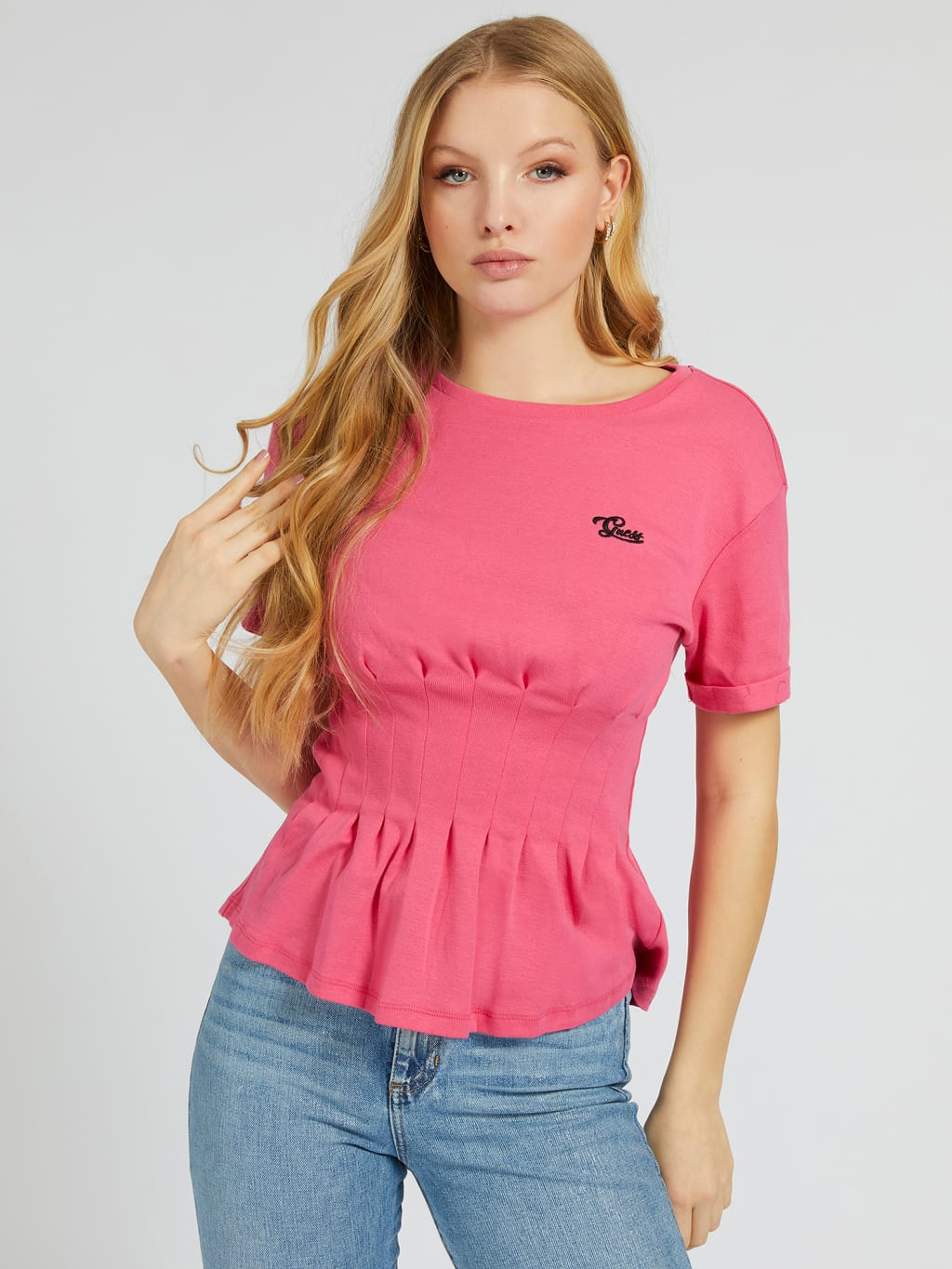 

Футболка Guess W1GI83-K8HT1 S Juicy Pink