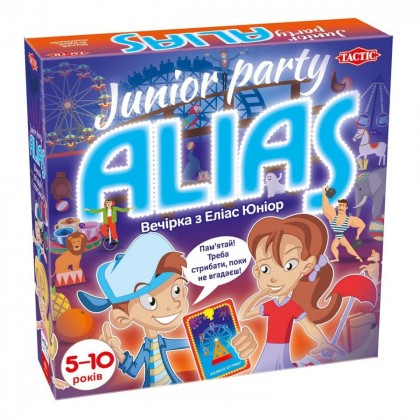 

Настольная игра Tactic Junior Alias Party (укр.) (17-6009145)