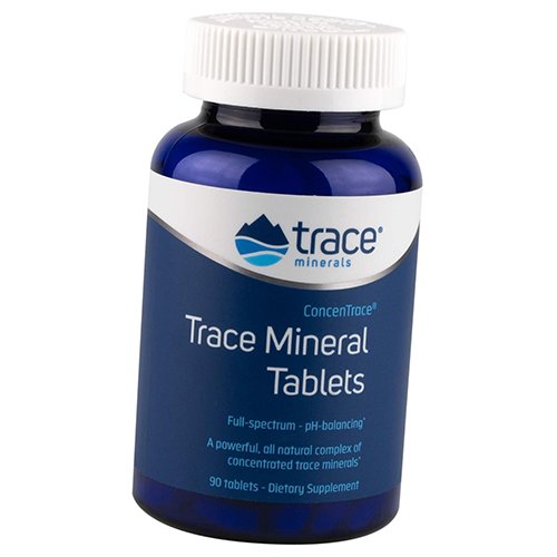 

Мультиминералы, ConcenTrace Trace Mineral, Trace Minerals 90таб (36474003)