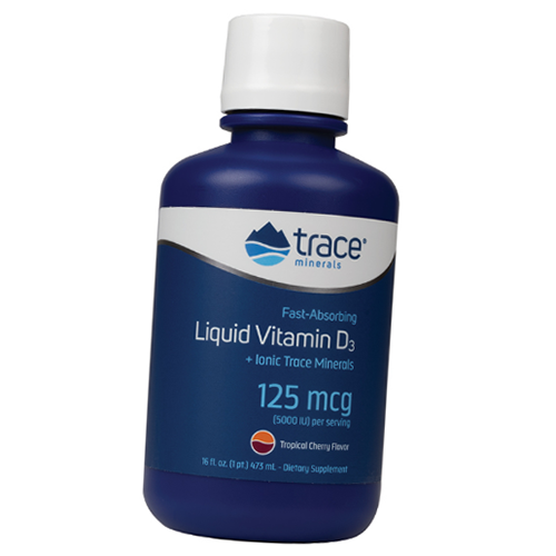 

Витамин Д жидкий, Liquid Vitamin D3, Trace Minerals 473мл (36474019)