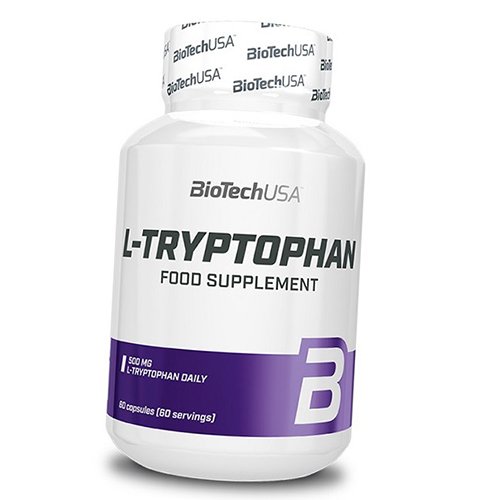 

Триптофан, L-Tryptophan, BioTech (USA) 60капс (27084024)