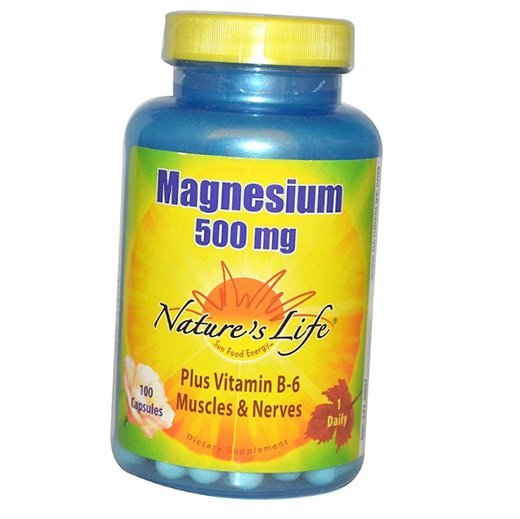 

Магний Витамин В6, Magnesium, Nature's Life 100вегкапс (36454002)