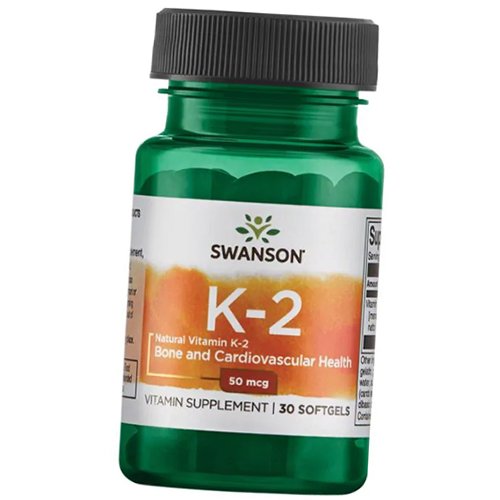 

Витамин К2, Vitamin K-2 50, Swanson 30гелкапс (36280061)
