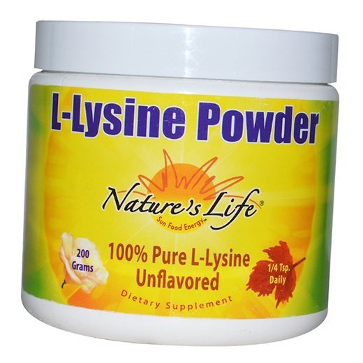 

Лизин, L-Lysine Powder, Nature's Life 200г Без вкуса (27454001)