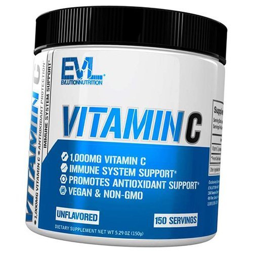 

Evlution Nutrition Vitamin C 150г Без вкуса (36385008)