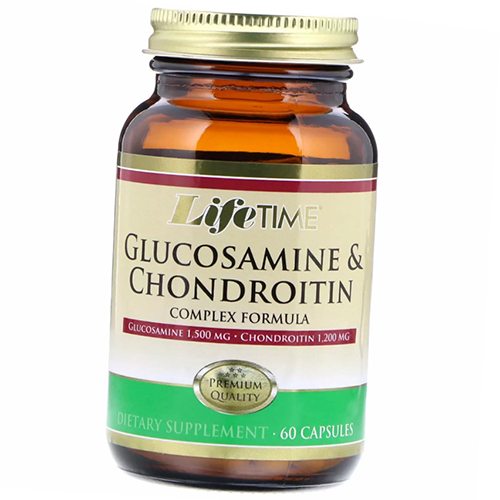 

Glucosamine & Chondroitin LifeTime Vitamins 60капс (03502001)