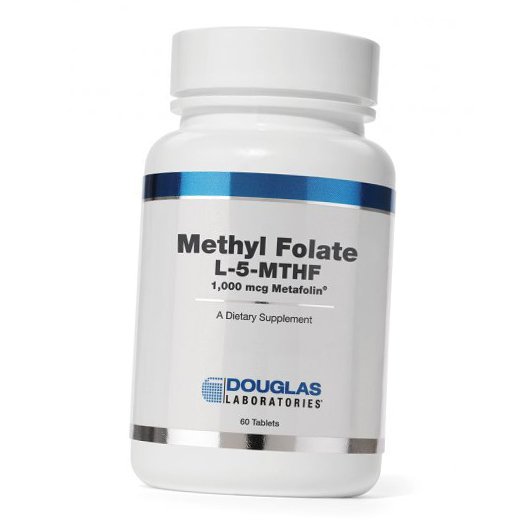 

Фолат, метафолин, Methyl Folate L-5-MTHF, Douglas Laboratories 60таб (36414038)