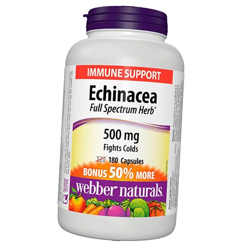 

Echinacea 500 Webber Naturals 180капс (71485003)