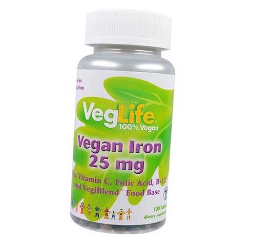 

VegLife Vegan Iron 25 100таб (36455001)