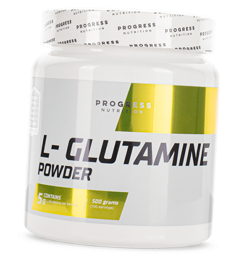 

Глютамин, L-Glutamine powder, Progress Nutrition 500г Без вкуса (32461001)