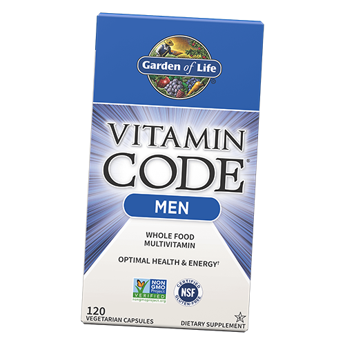 

Мультивитамины для мужчин, Vitamin Code Men Multivitamin, Garden of Life 120вегкапс (36473003)