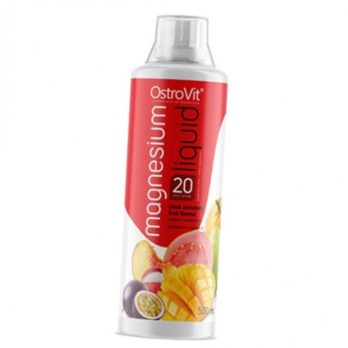 

Магний и Витамин С, Magnesium Liquid, Ostrovit 500мл Фруктовый (36250047)