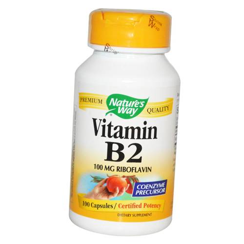 

Рибофлавин, Vitamin B2, Nature's Way 100капс (36344010)
