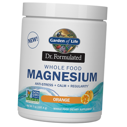 

Garden of Life Dr. Formulated Whole Food Magnesium 197г Апельсин (36473025)
