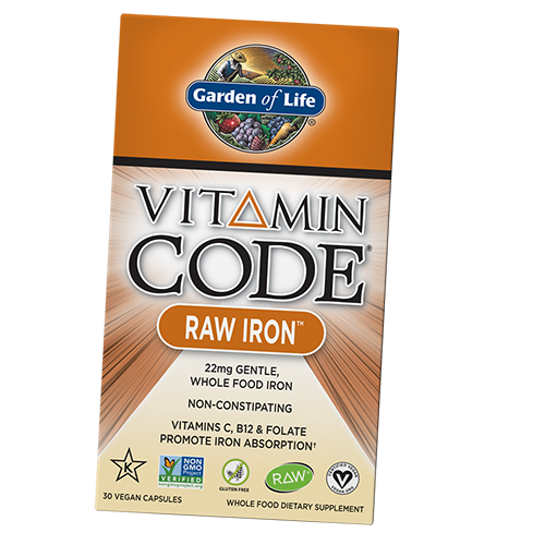 

Сырое Железо с Витаминами и Пробиотиками, Vitamin Code Raw Iron, Garden of Life 30вегкапс (36473005)