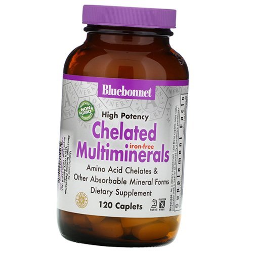 

Bluebonnet Nutrition Chelated Multiminerals iron free 120каплет (36393089)