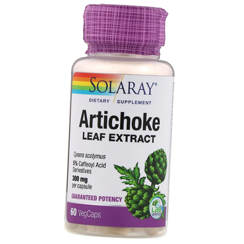 

Artichoke Leaf Extract 300 Solaray 60вегкапс (71411034)
