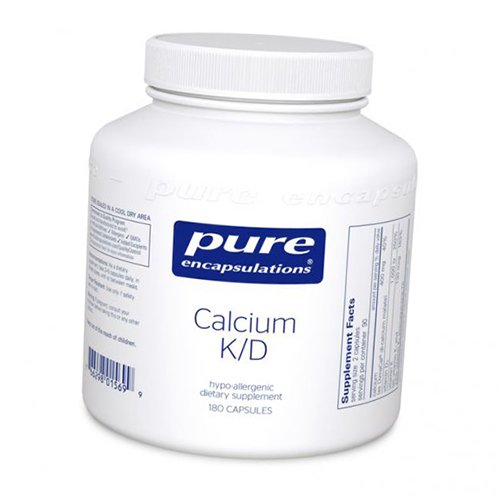 

Кальций Д3 К2, Calcium K/D, Pure Encapsulations 180капс (36361126)