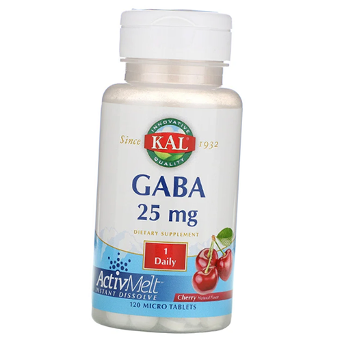 

GABA 25 KAL 120таб Вишня (72424005)