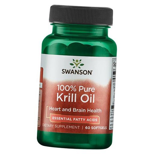 

100% Pure Krill Oil Swanson 60гелкапс (67280007)