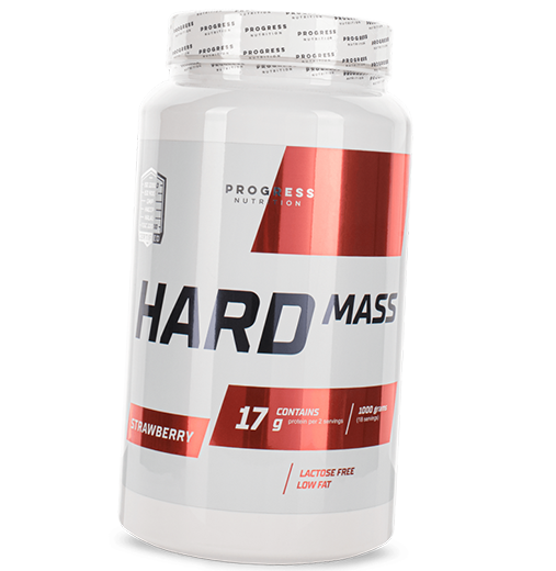 

Гейнер, Hard Mass, Progress Nutrition 1000г Клубника (30461001)