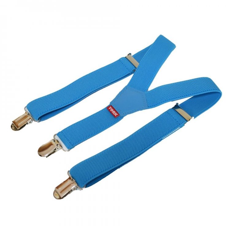 

Детские подтяжки Gofin suspenders Cтрейч-ткань Однотонные Голубые (Pbd-002) 5254851